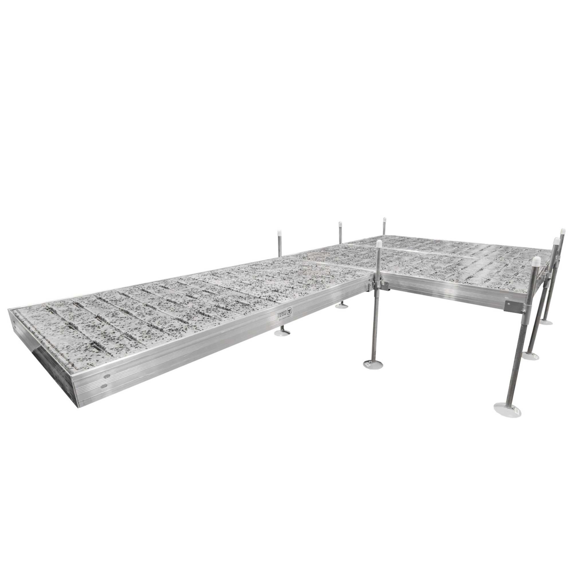 Tommy Docks Terrazzo Aluminum Platform - 16ft. x 48in., Corrosion-Resistant, Weatherproof, Model# TDLADT-40034